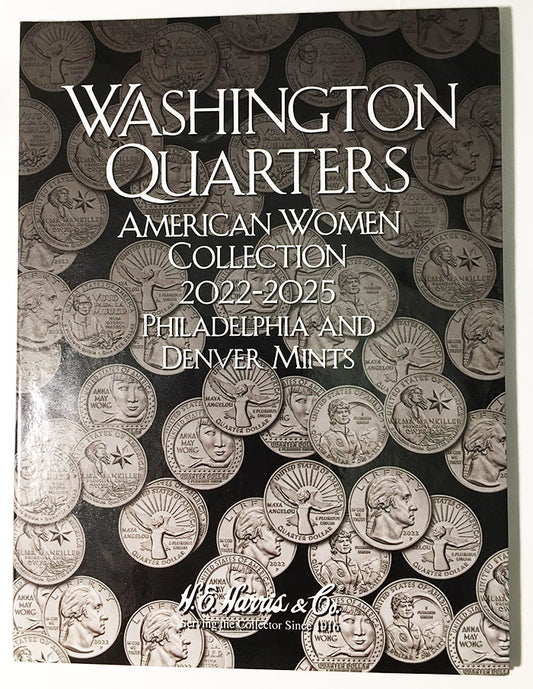 American Women Quarter H E Harris P and D Coin Folder