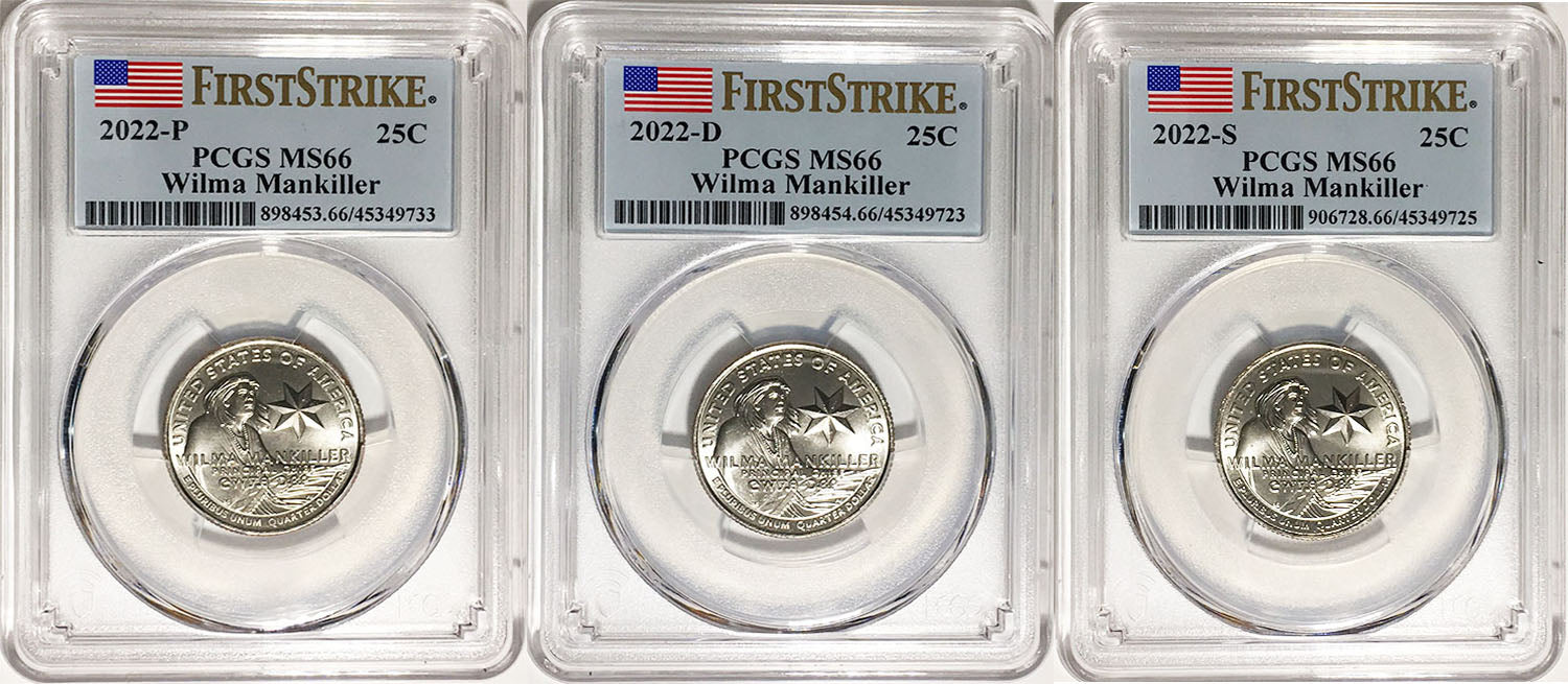 2022 PCGS BU Certified American Women Quarter Sets First Strike