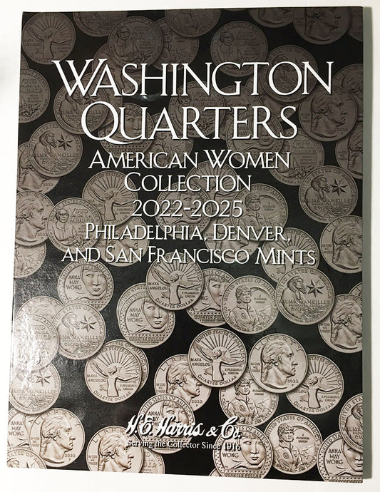 American Women Quarter H E Harris P,D and S Coin Folder