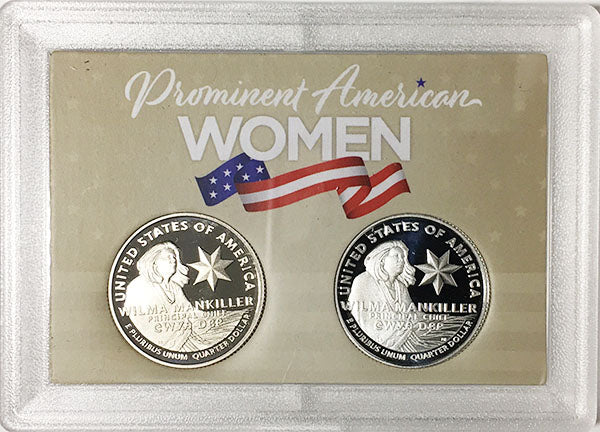 2022 - 25 S Clad and Silver Proof American Women Quarters in 2 by 3 Frosty Case