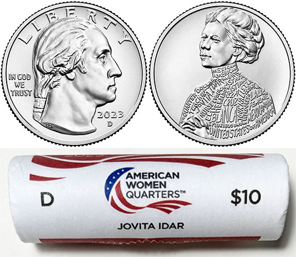 2022 - 25 American Women Quarter D Mint Wrapped Rolls