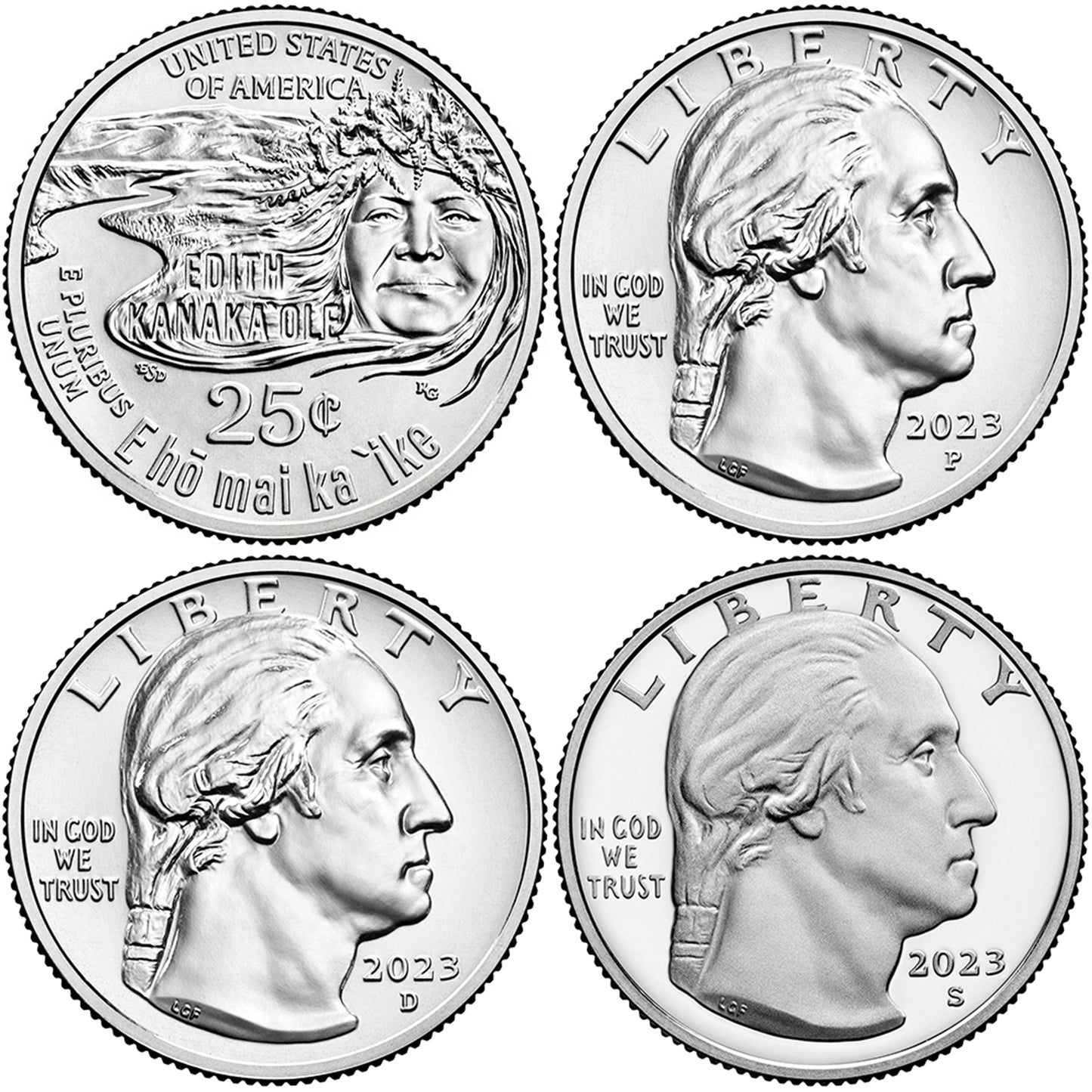 2023 BU & Proof American Women Quarter Edith Kanakaole