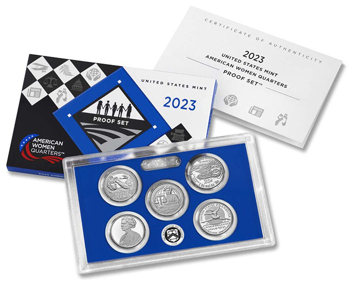 2022 - 25 American Women Quarter Mint Sets and Proof Sets from U.S. Mint